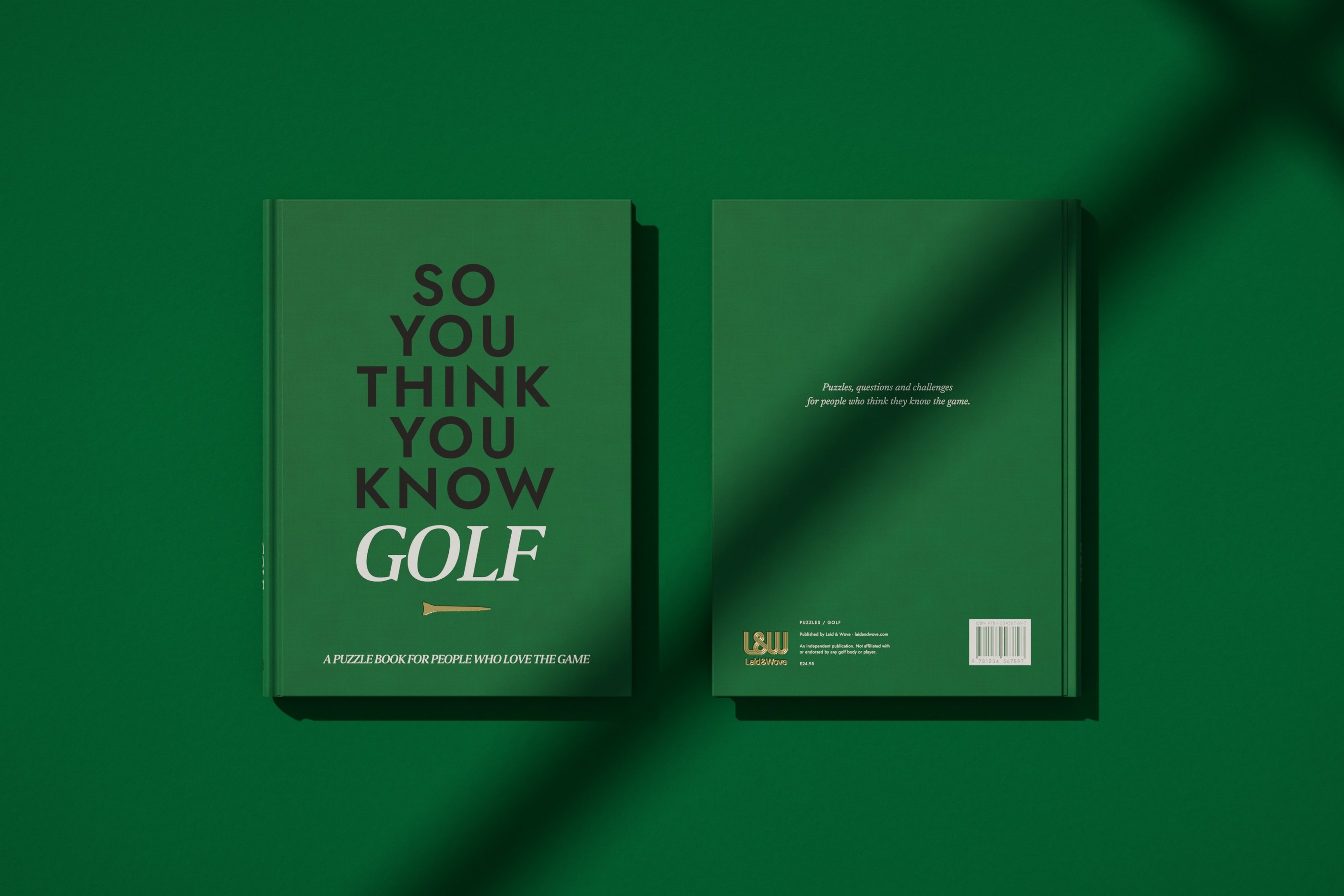 The front and back covers of So you think you know Golf, side by side